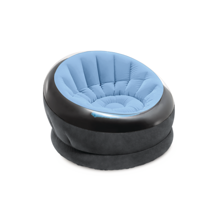 Fauteuil onyx bleu pastel