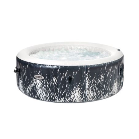 Structure gonflable pour spa rond bulles 4 places Galaxie INTEX