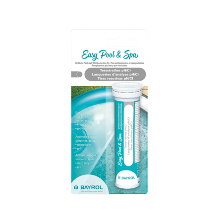 Languettes d'analyse Bayrol | pH et Chlore | Mini Pool & Spa | INTEX