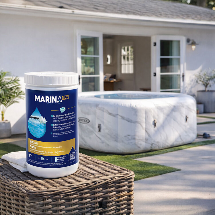 Brome en galet Marina | Pour spa gonflable | Traitement eau | INTEX