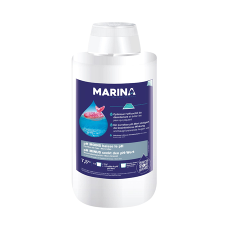 pH moins en micro-billes Marina | 7,5 kg | Entretien de l'eau | INTEX