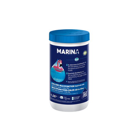 Chlore multifonction Marina | Galets de 135 g | Pot de 1,08 kg | INTEX