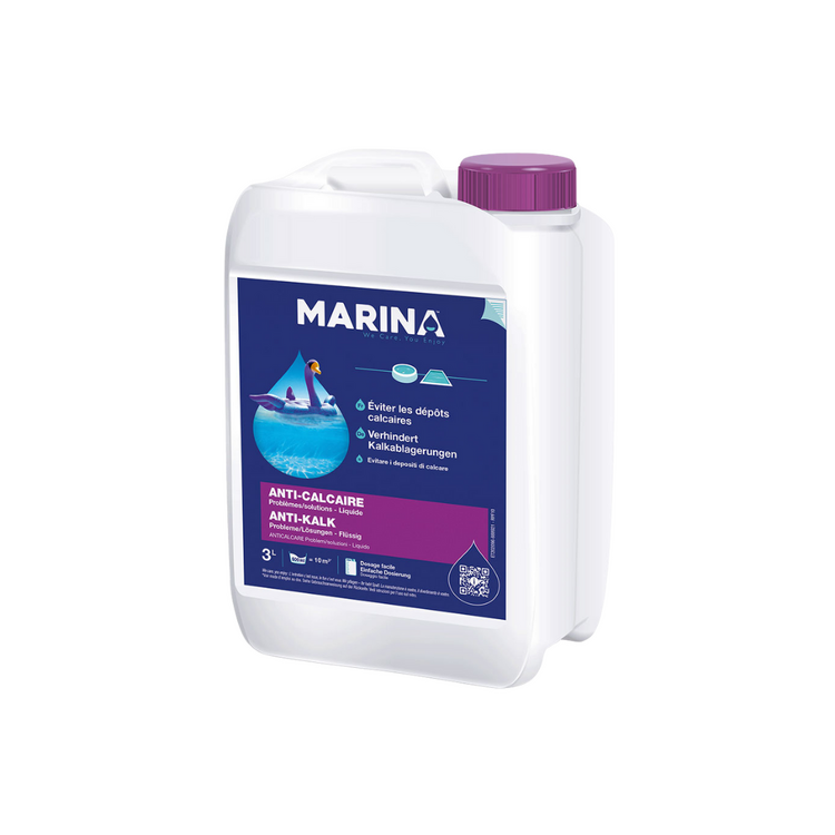 Anti-calcaire liquide Marina | 3L | Entretien piscine | INTEX