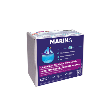 Clarifiant régulier Marina | 1,25 kg | Pour filtre à sable | INTEX