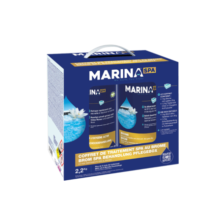 Coffret de traitement au brome Marina | Pour spa gonflable | INTEX
