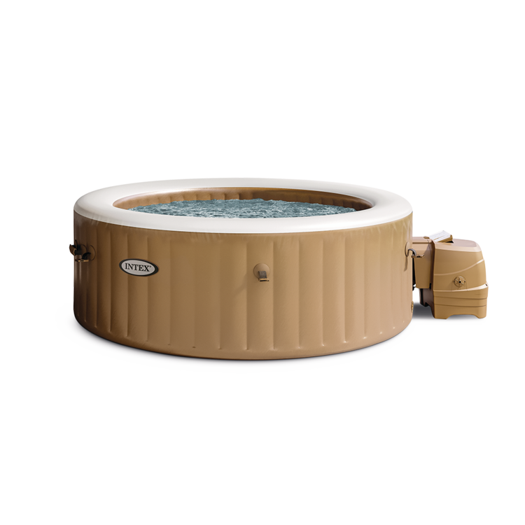 Spa gonflable 4 places Sahara énergie | Rond | Beige | INTEX
