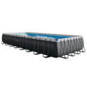 Piscine Ultra XTR rectangulaire | 9,75 x 4,88 x 1,32 m | Gris | INTEX