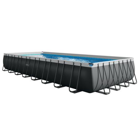 Piscine Ultra XTR rectangulaire | 9,75 x 4,88 x 1,32 m | Gris | INTEX