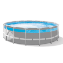 Piscine Clearview panoramique | Ronde tubulaire | 4,88 x 1,22m | INTEX