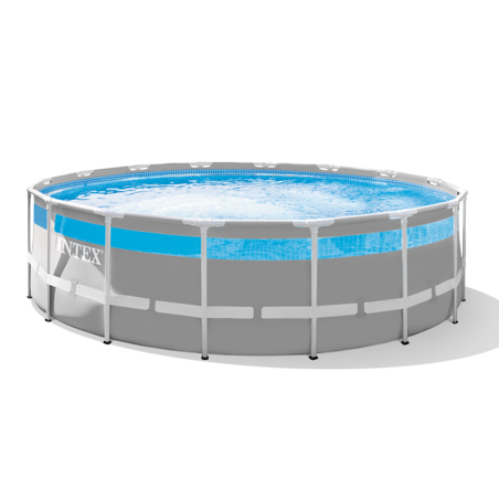 Kit piscine Clearview ronde INTEX 4,88 x 1,22 m