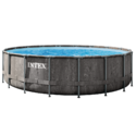 Piscine Baltik | Tubulaire ronde | Gris cérusé | 5,49 x 1,22 m | INTEX