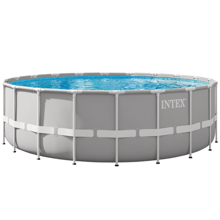 Kit piscine Prism Frame ronde INTEX 6,10 x 1,32 m
