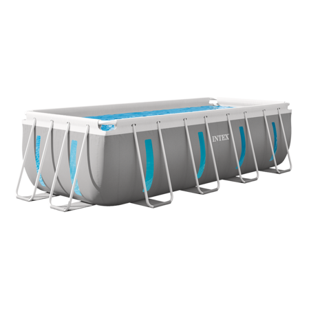 Kit piscine ClearView rectangulaire INTEX 4,00 x 2,00 x 1,22 m