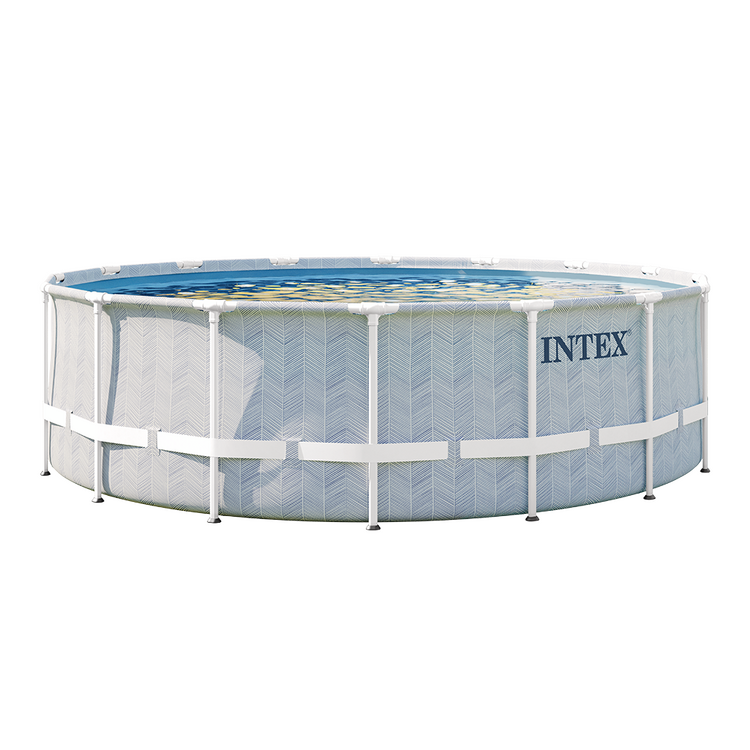 Piscine tubulaire chevron | Ronde | 4,88 x 1,22 m | INTEX