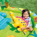 Aire de jeux petit Dino | Jeu gonflable | Enfants de 2 ans+ | INTEX