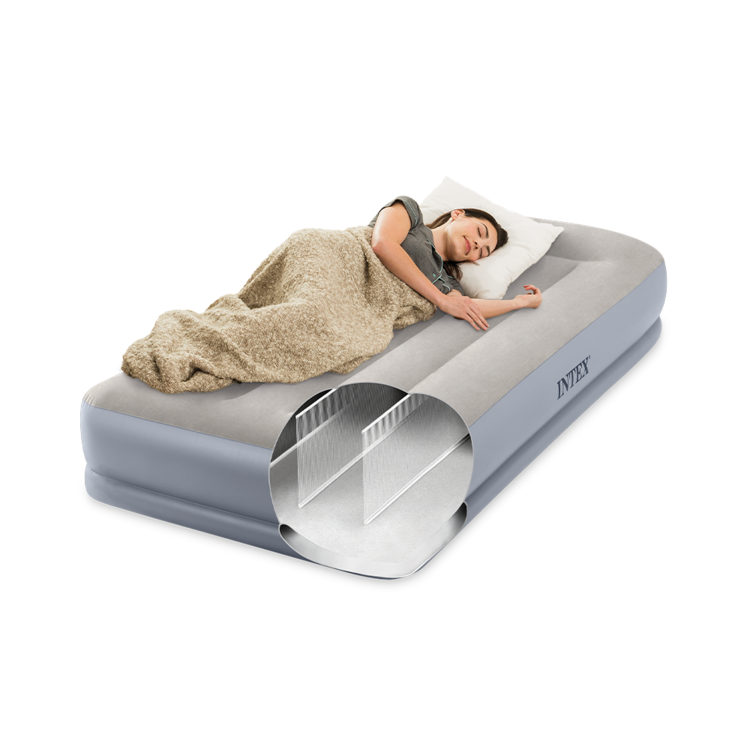 Lit gonflable Pillow Rest Mid Rise 1 personne INTEX