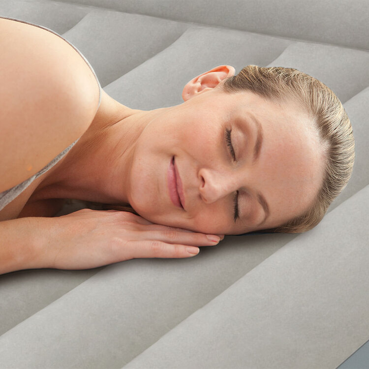Lit gonflable Pillow Rest Mid Rise 1 personne INTEX