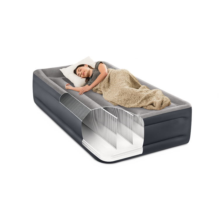 Matelas gonflable Deluxe pillow rest | 1 personne | Électrique | INTEX