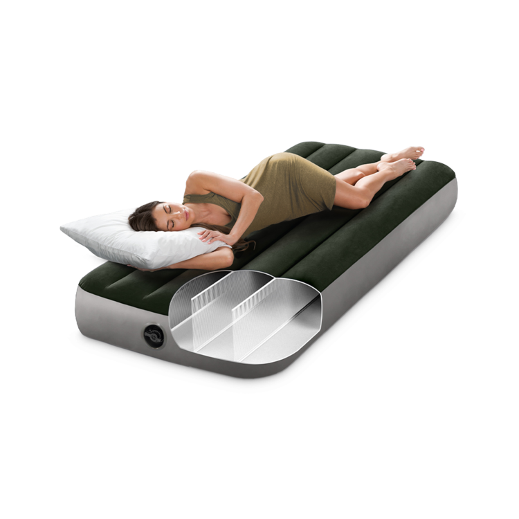 Matelas gonflable Downy gonfleur à pied 1 personne INTEX