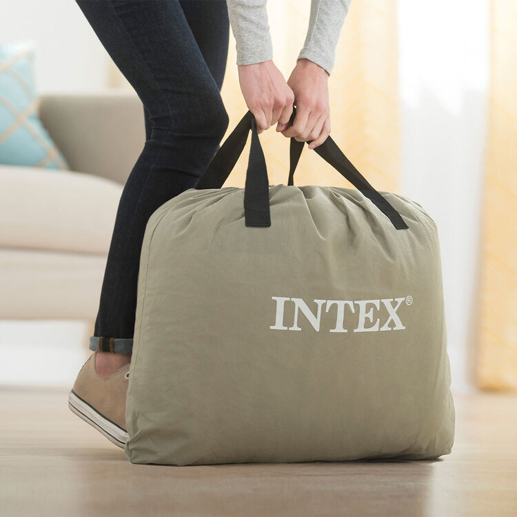 Matelas gonflable comfort plush 1 personne INTEX