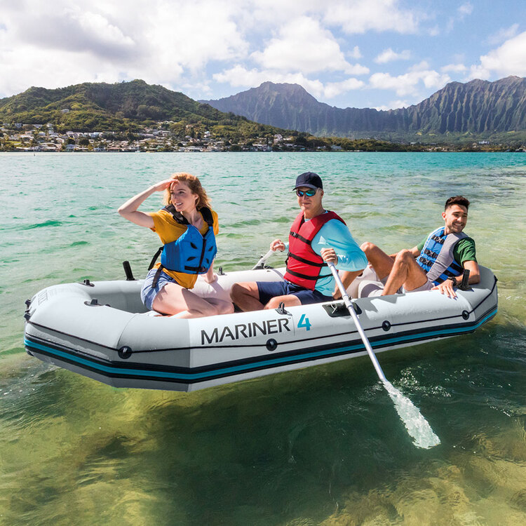 Bateau gonflable | Mariner 4 | 4 places | Rames & gonfleur | INTEX