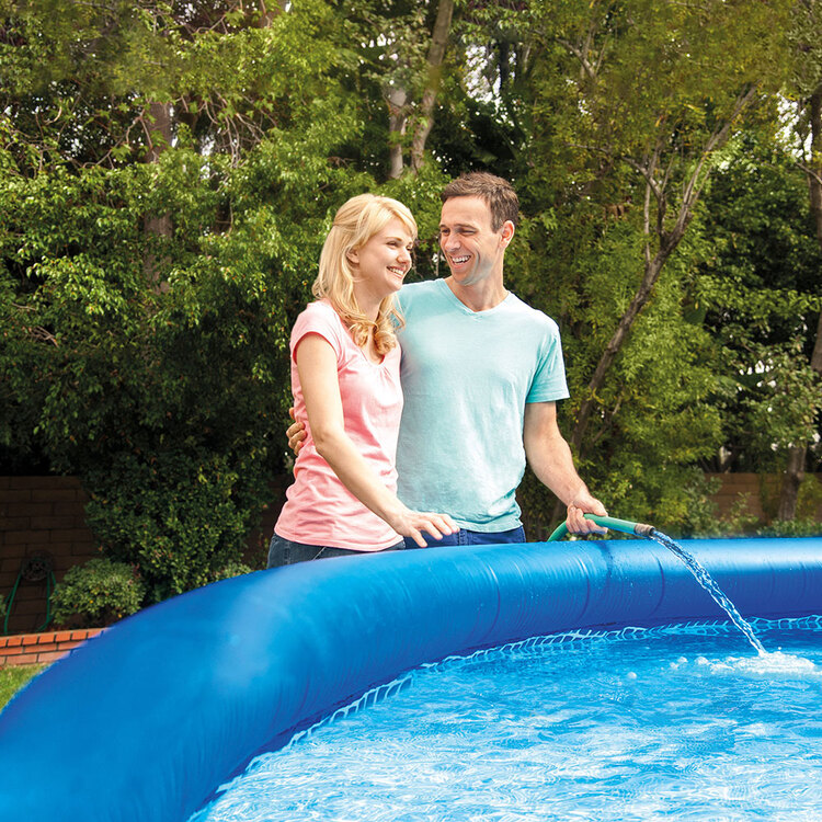 Piscine gonflable 4,57 x 1,07 m | Easy Set | Bleu | INTEX