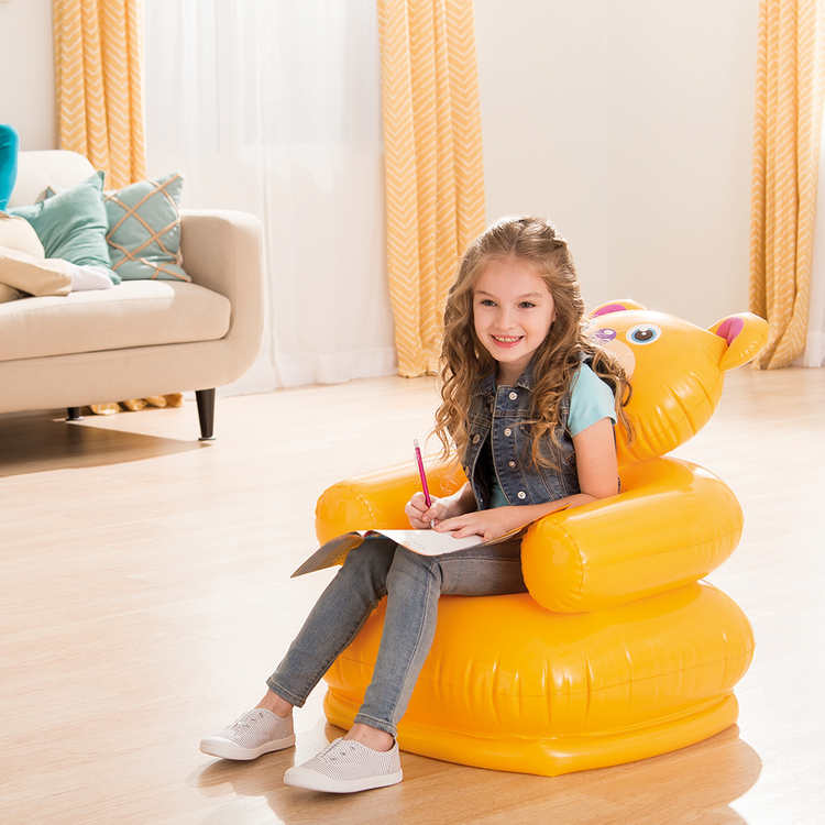 Fauteuil gonflable animaux | Pour enfants de 3 à 8 ans | INTEX