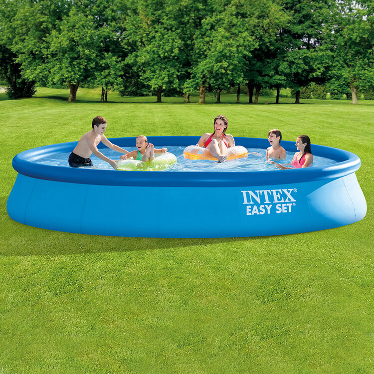 Kit piscine gonflable Easy Set INTEX 3,57 x 0,84