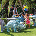Dino géant | Tricératops & brontosaure | Intérieur & extérieur | INTEX