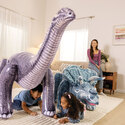Dino géant | Tricératops & brontosaure | Intérieur & extérieur | INTEX