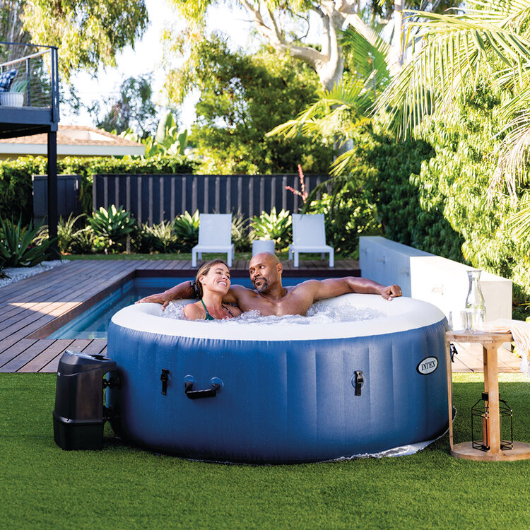 Spa gonflable 2-4 places Blue One | Rond | Bleu nuit | INTEX 