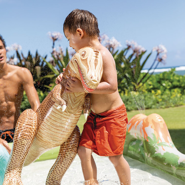 Aire de jeux dino aventure | Jeu gonflable | Enfants de 2 ans+ | INTEX