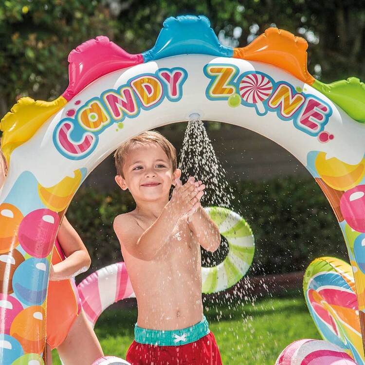 Aire de jeux royaume des bonbons | Jeu gonflable | 2 ans+ | INTEX