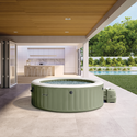 Spa gonflable 8 places Olive | Rond | Vert Olive | INTEX
