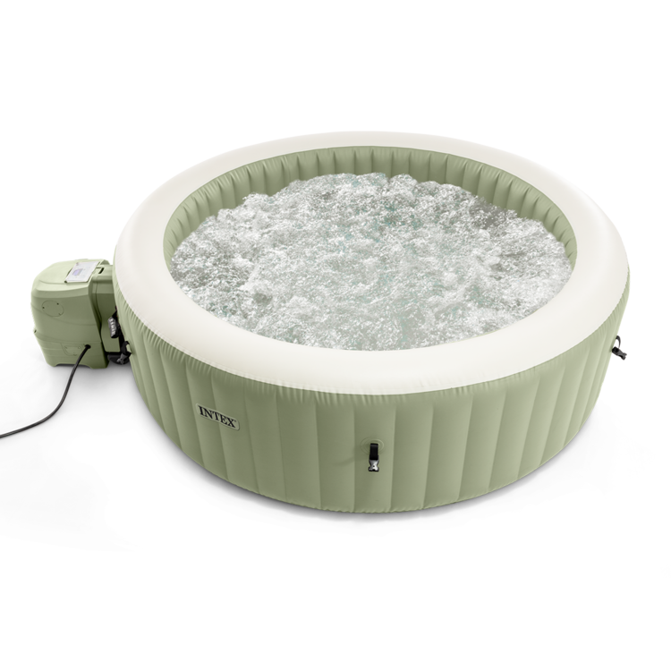 Spa gonflable 8 places Olive | Rond | Vert Olive | INTEX