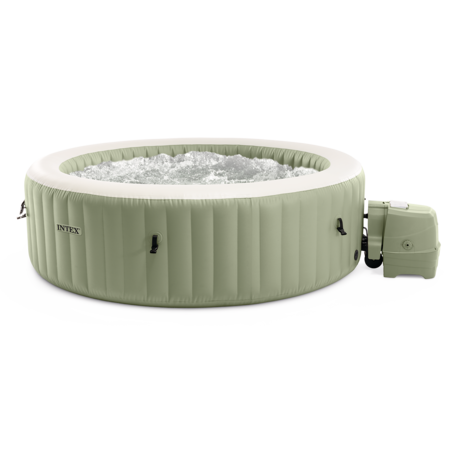 Spa gonflable 8 places Olive | Rond | Vert Olive | INTEX