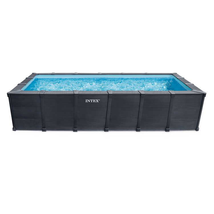Piscine Graphite tubulaire 6,00 x 3,00 | Habillage en PVC | INTEX