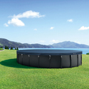 Bâche hiver | Pour piscine ronde 7,32 m | Bâche renforcée | INTEX