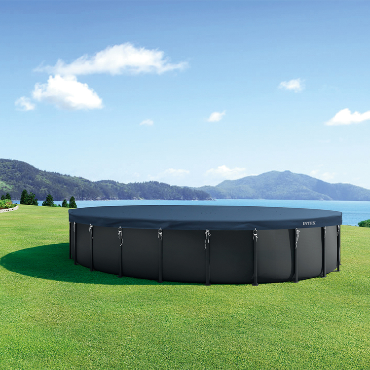 Bâche hiver | Pour piscine ronde 7,32 m | Bâche renforcée | INTEX