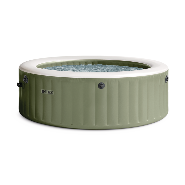 Spa gonflable 6 places Olive | Rond | Vert Olive | INTEX