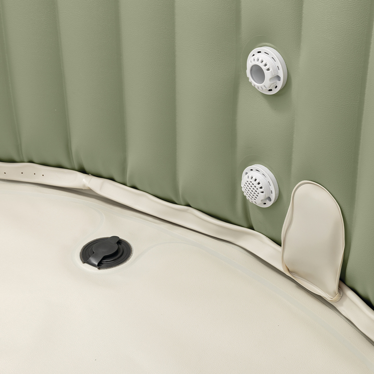 Spa gonflable 6 places Olive | Rond | Vert Olive | INTEX
