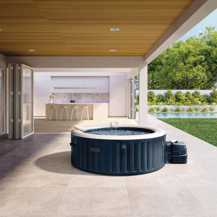 Spa gonflable 4 places Blue Navy | Rond | Bleu foncé | INTEX