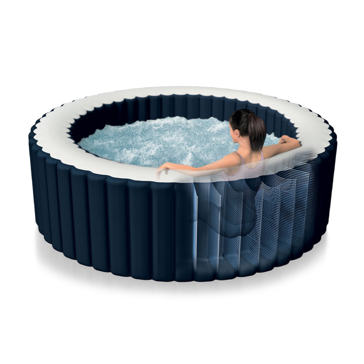 Spa gonflable 6 places Blue Navy | Rond | Bleu foncé | INTEX