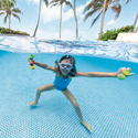 Masque de natation | Coloris bleu ou jaune | Enfants 3 à 8 ans | INTEX