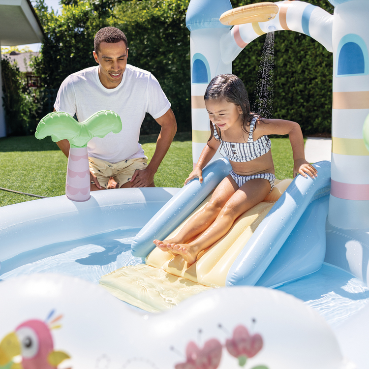 Aire de jeux château magique | Jeu gonflable | Enfants 2 ans+ | INTEX