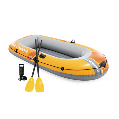 Bateau gonflable Challenger 2 | Rames & gonfleur | 2 places | INTEX