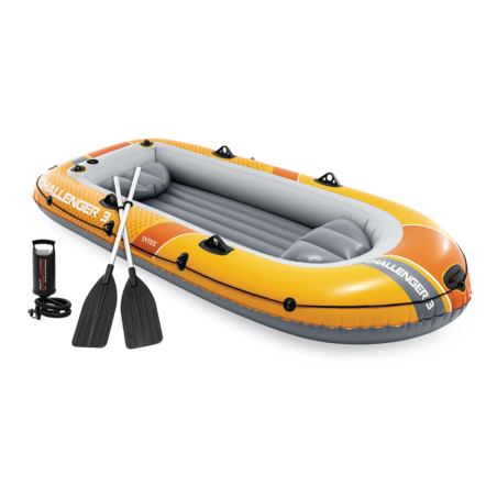 Bateau gonflable Challenger 3 | Rames & gonfleur | 3 places | INTEX