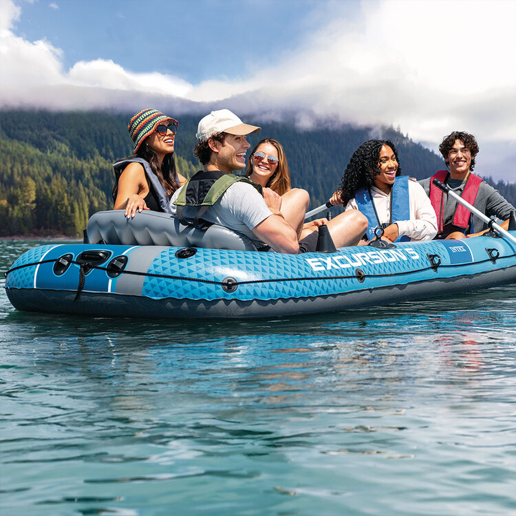 Bateau gonflable | Excursion 5 | Kit complet | 5 places | INTEX