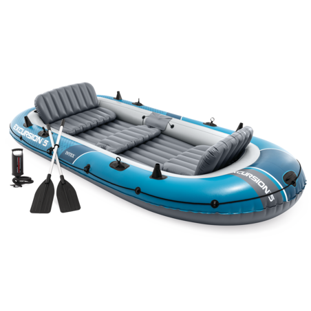 Bateau gonflable | Excursion 5 | Kit complet | 5 places | INTEX