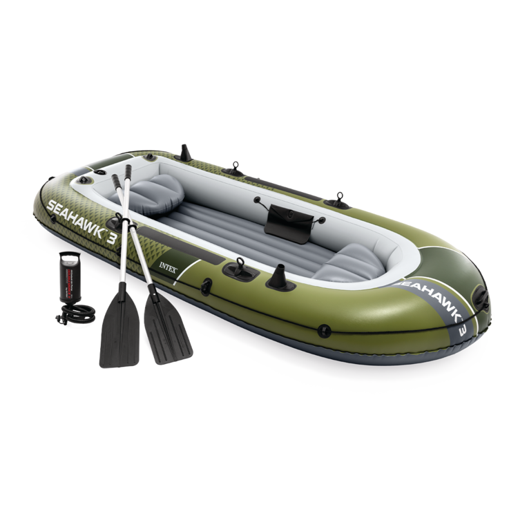 Bateau gonflable | Seahawk 3 | Rames & gonfleurs | 3 places | INTEX